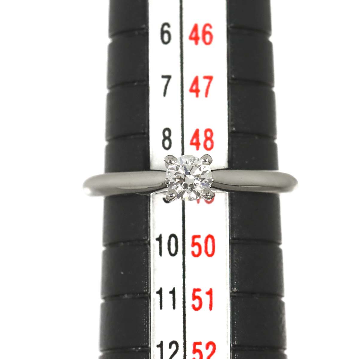 Cartier 1895 Solitaire Diamond 49 Ring Platinum — view 7