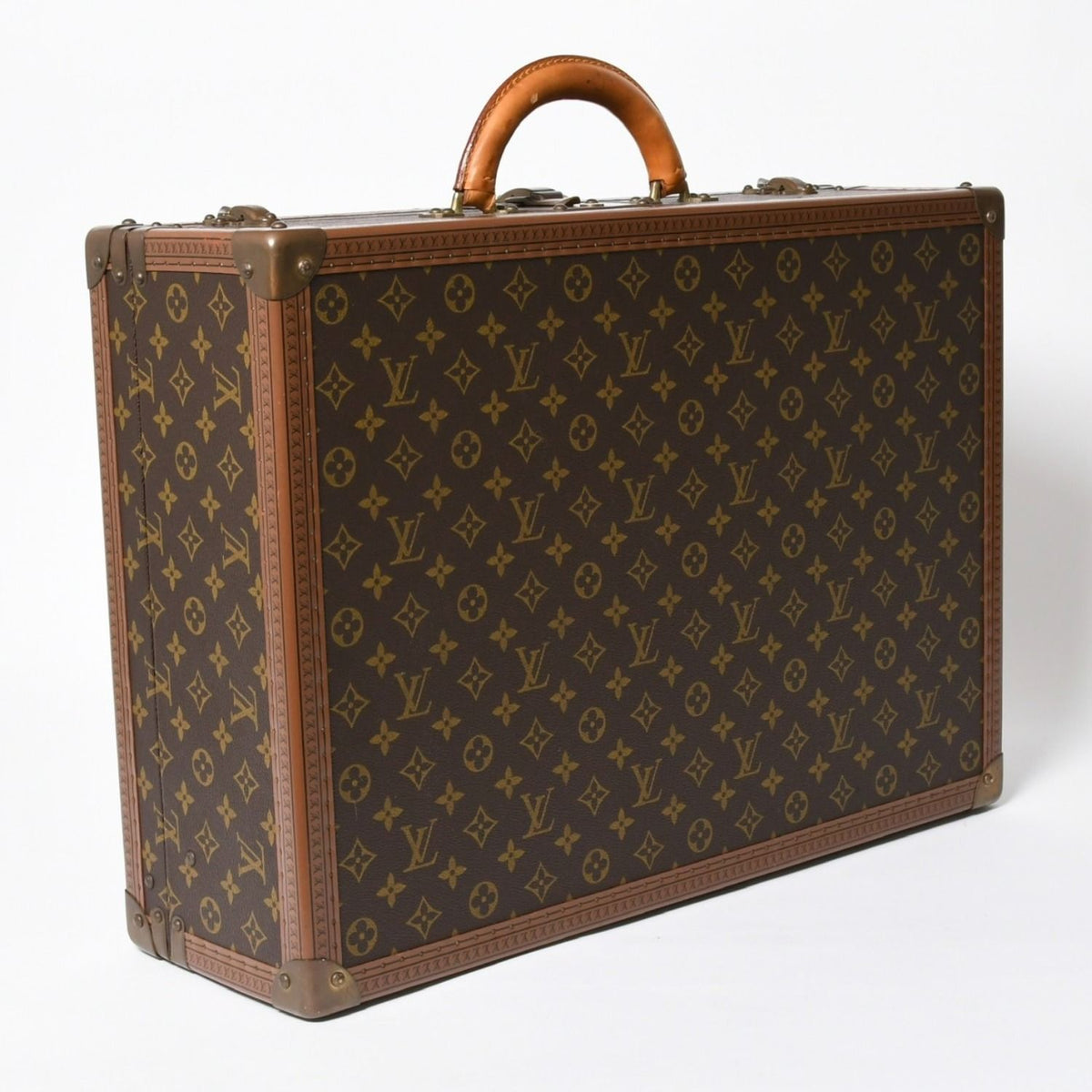 Louis Vuitton Alzer 55 Trunk Case Hard Monogram Leather — view 3
