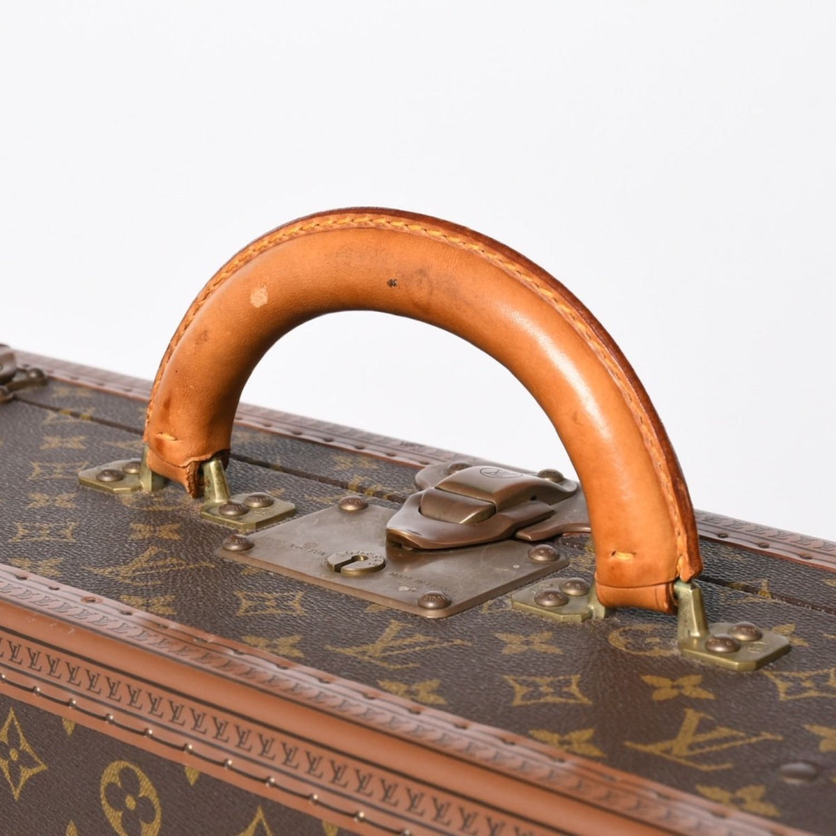 Louis Vuitton Alzer 55 Trunk Case Hard Monogram Leather — view 5