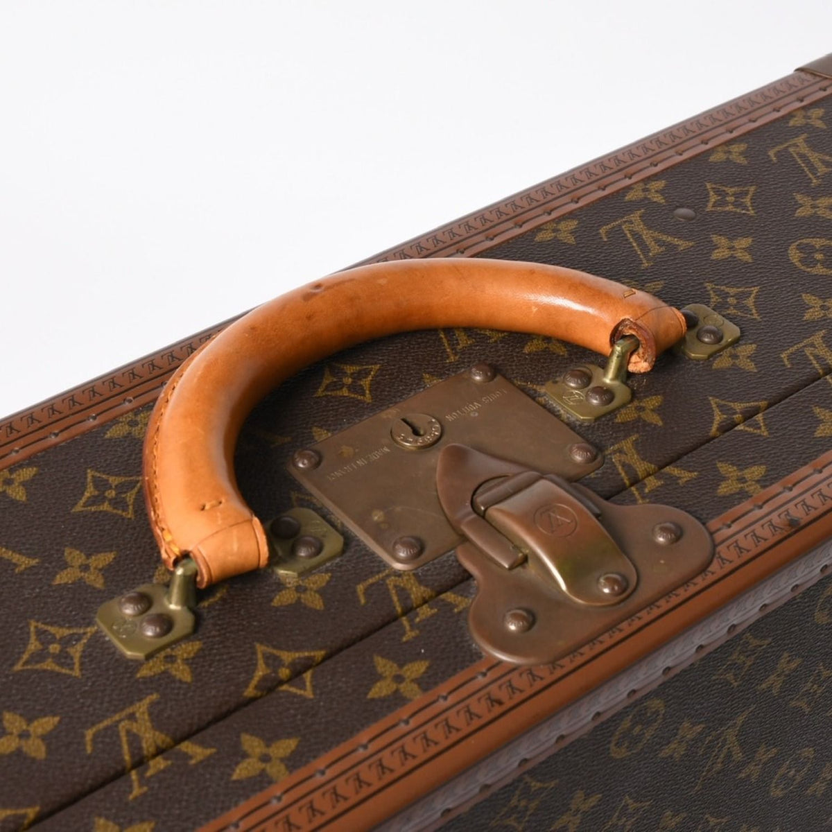 Louis Vuitton Alzer 55 Trunk Case Hard Monogram Leather — view 7
