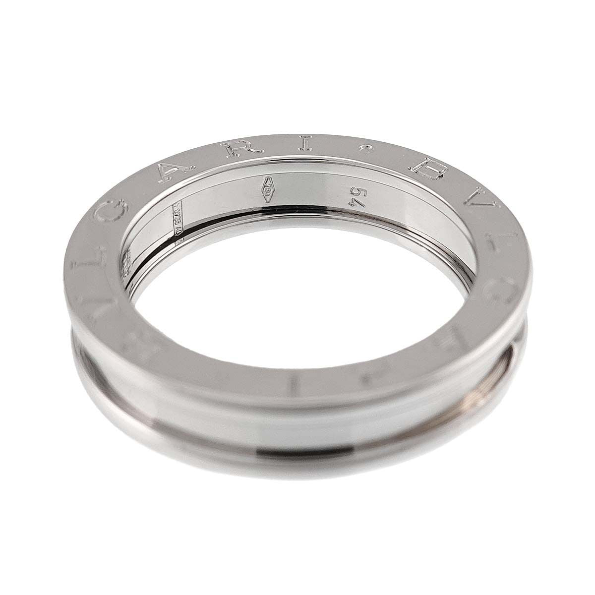 Bvlgari B.zero1 Band 54 Ring 18k White Gold 750 — view 3
