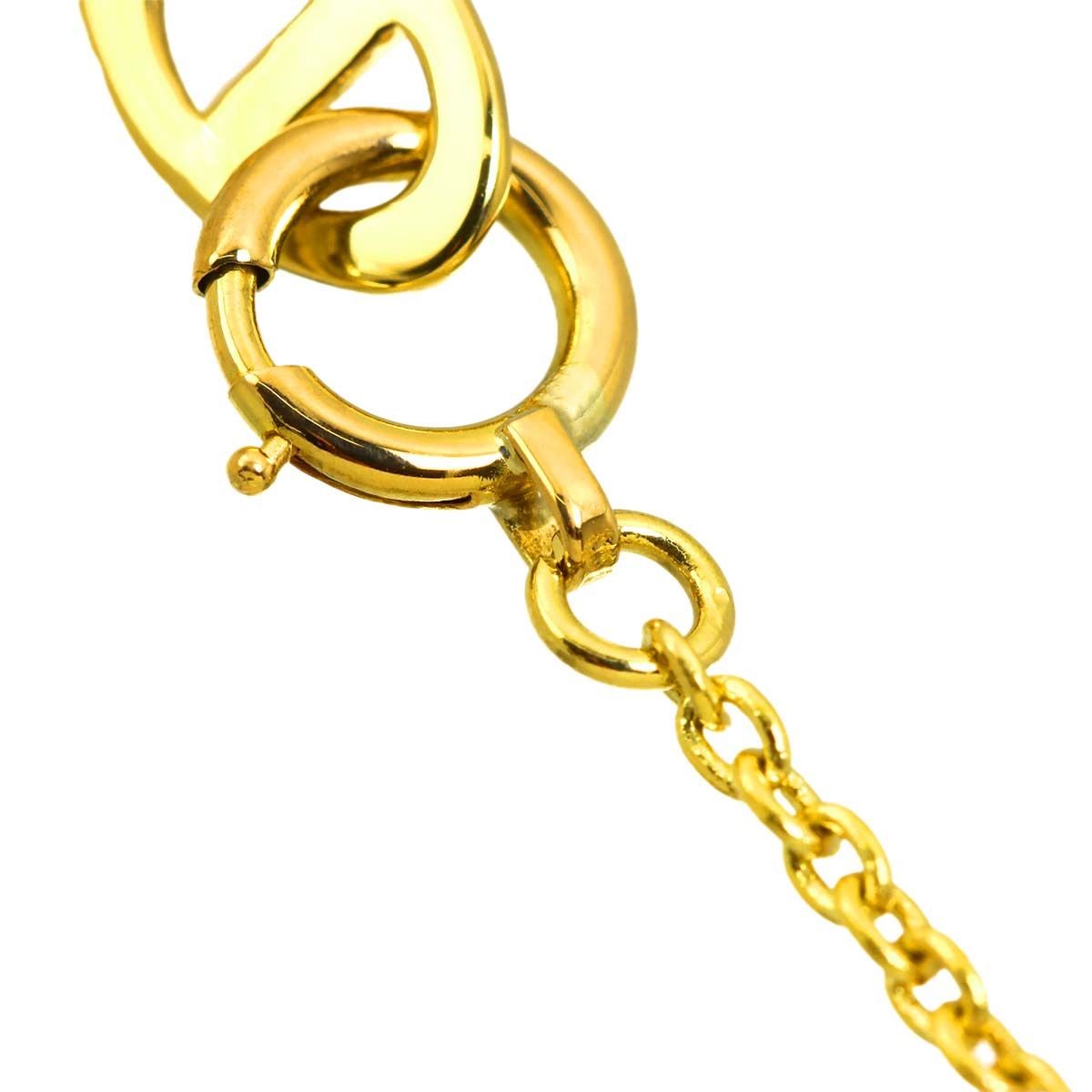 Dior Diamond Necklace 41 18k Yellow Gold 750 Heart — view 5
