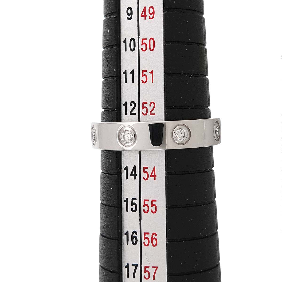 Cartier Mini Love 53 Full Diamond Ring 18k White Gold — view 5