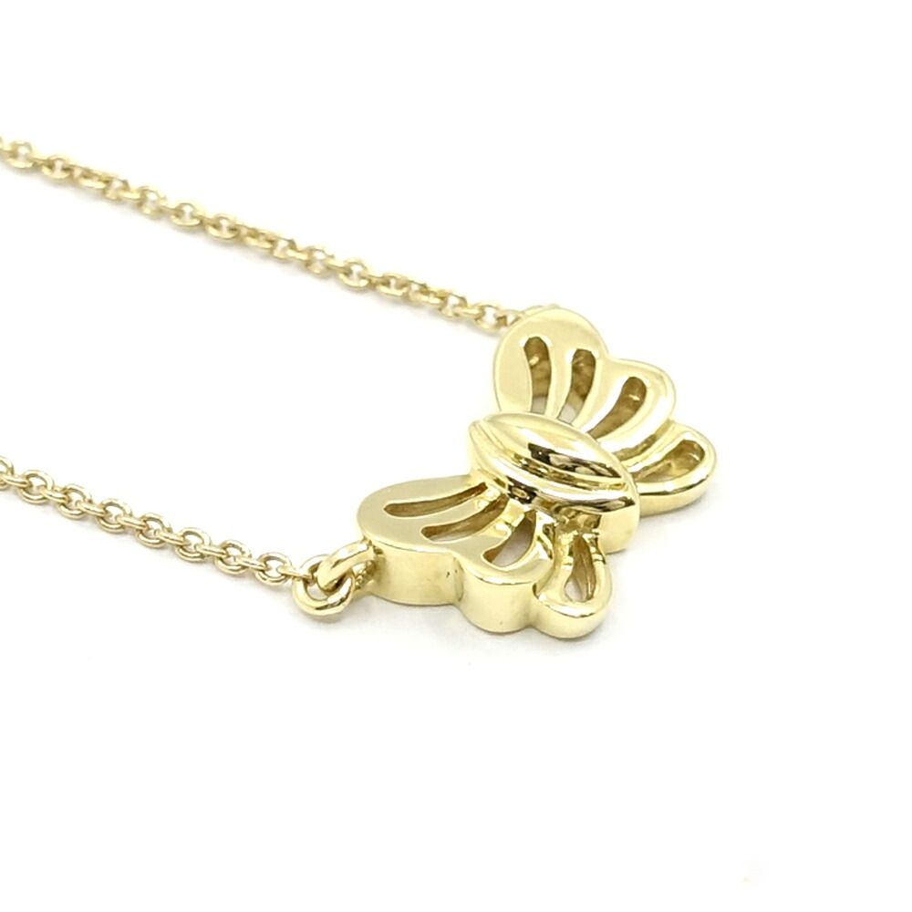 Tiffany & Co Yellow Gold Necklace Butterfly 48 — view 4