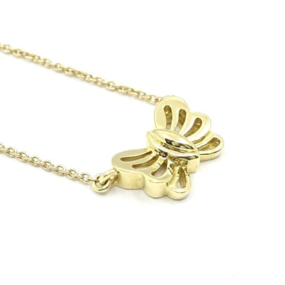 Tiffany & Co Yellow Gold Necklace Butterfly 48 — view 4