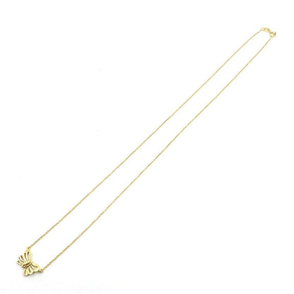 Tiffany & Co Yellow Gold Necklace Butterfly 48 — view 2