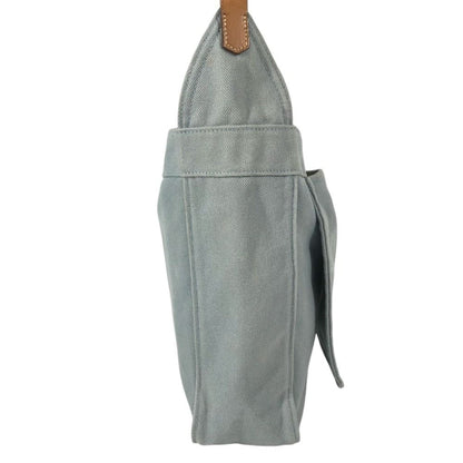 Hermes Tote Marwari PM Shoulder Bag Canvas Blue — view 4