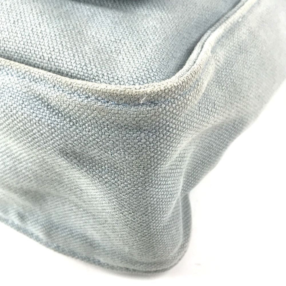 Hermes Tote Marwari PM Shoulder Bag Canvas Blue — view 6