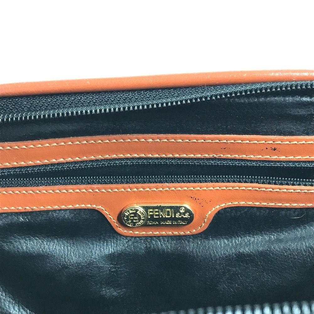 Fendi Handbag Pecan Vintage Leather Khaki — view 7
