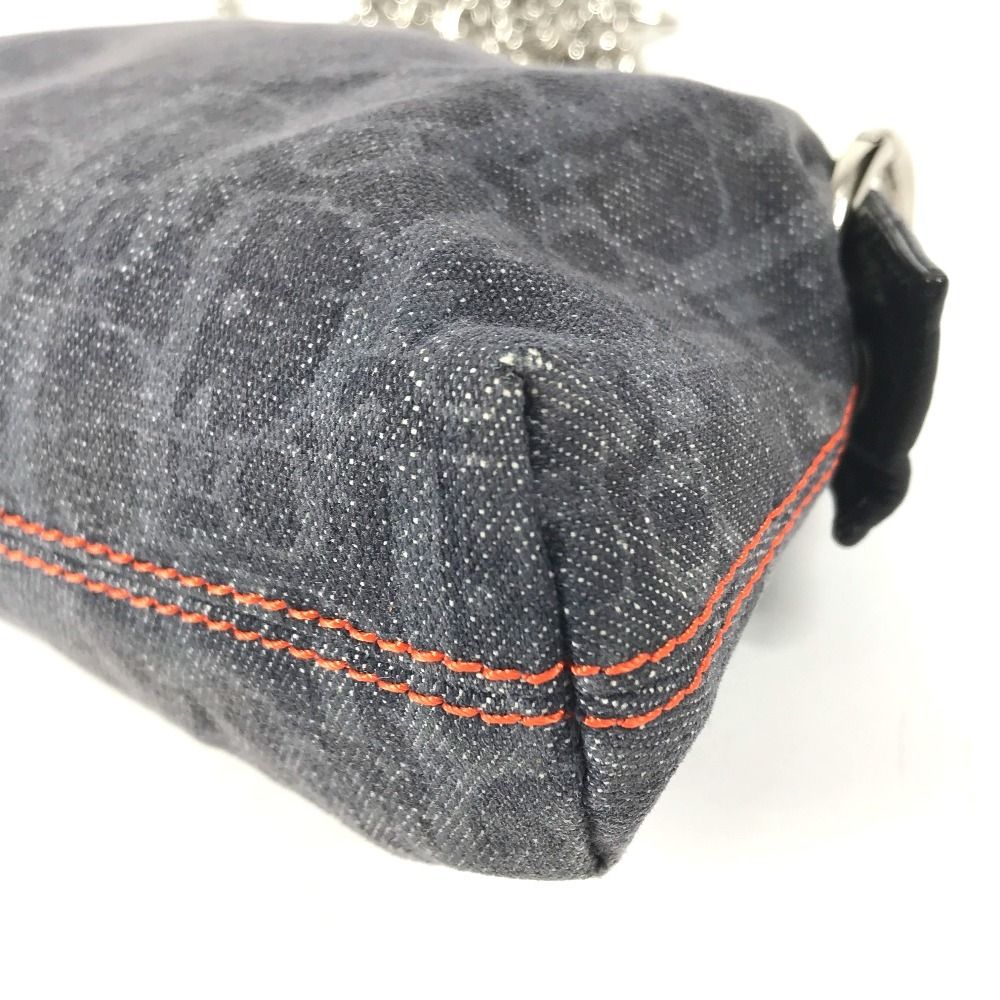 Dior Makeup Pouch Logo Denim Flight Trotter Navy — view 6