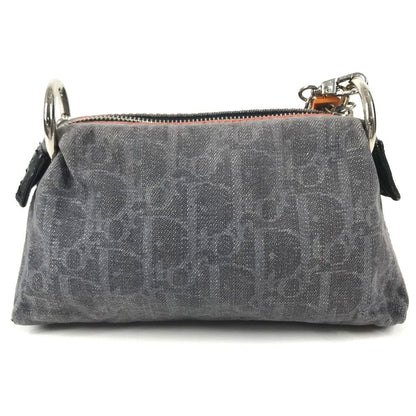Dior Makeup Pouch Logo Denim Flight Trotter Navy — view 2