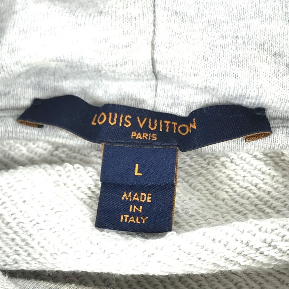 Louis Vuitton Sweatshirt Logo Short Length Monogram Cotton Gray — view 5