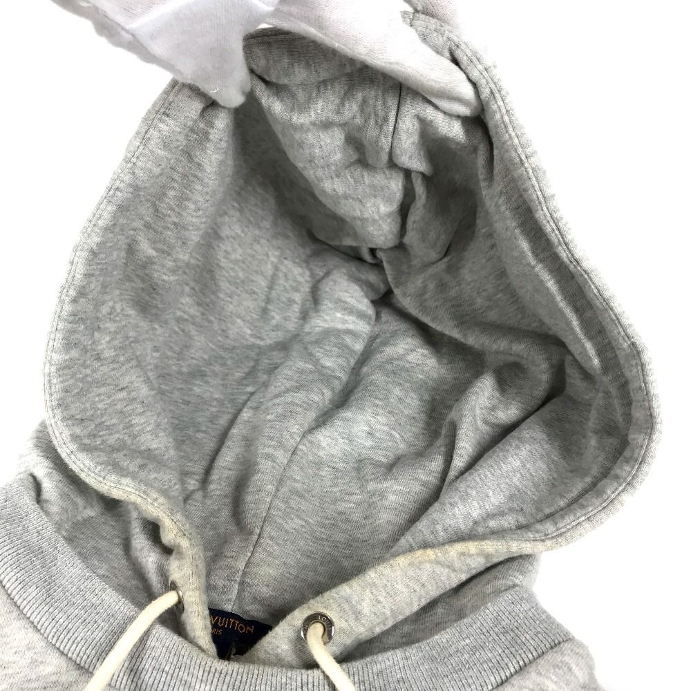 Louis Vuitton Sweatshirt Logo Short Length Monogram Cotton Gray — view 4
