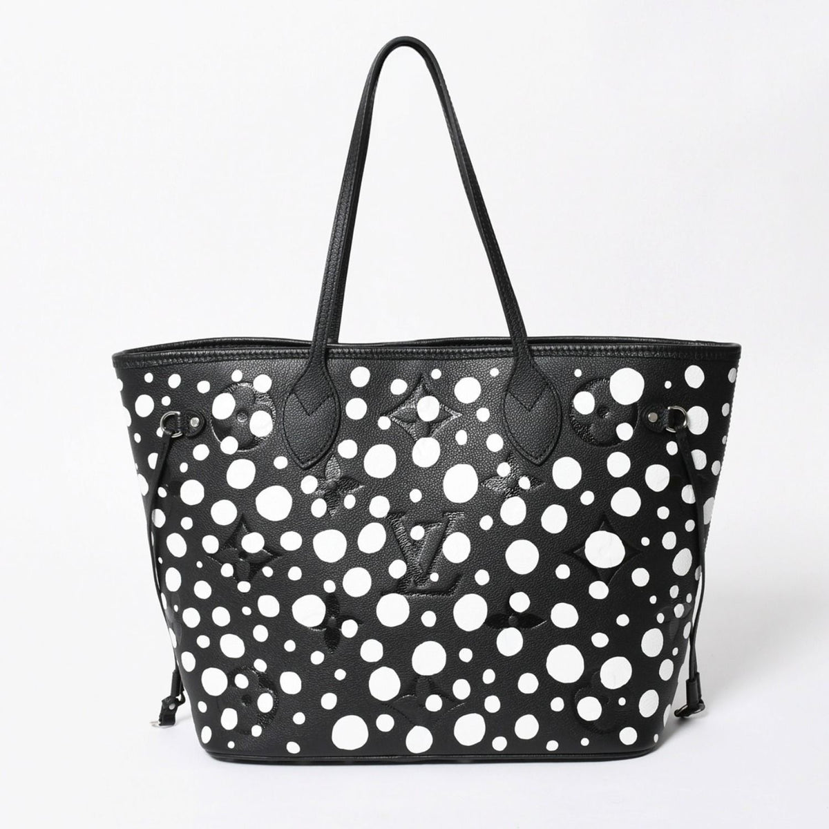 Louis Vuitton Tote Bag Yayoi Kusama Never MM Monogram Empreinte Infinity Dot — view 3