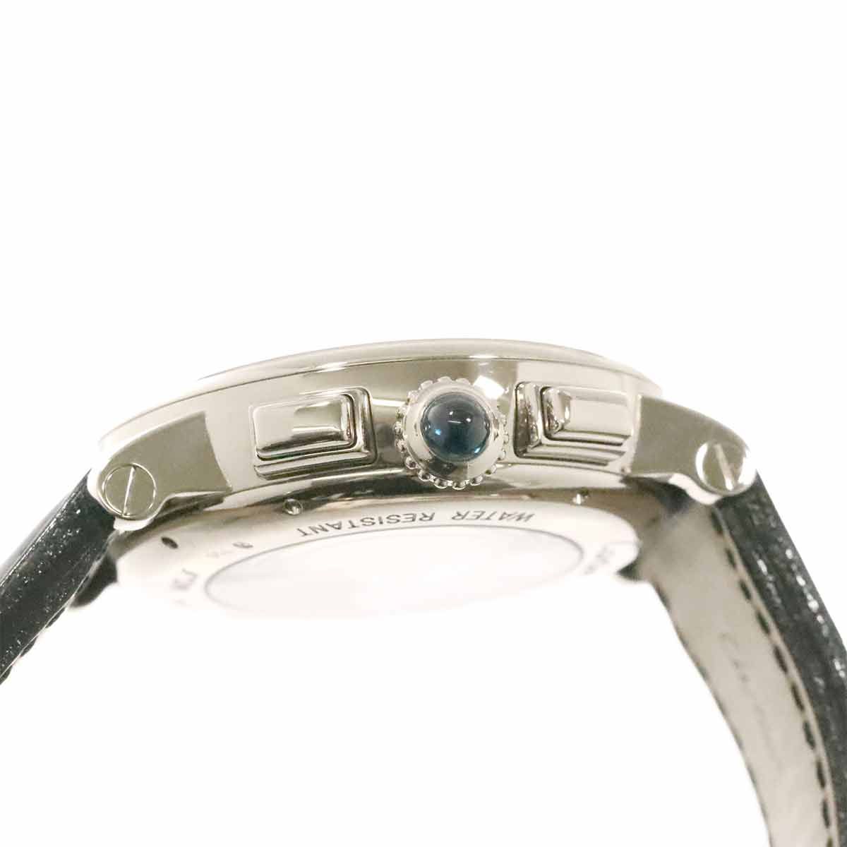 Cartier Rotonde de Chronograph Watch Silver 18k White Gold Manual Wind — view 6