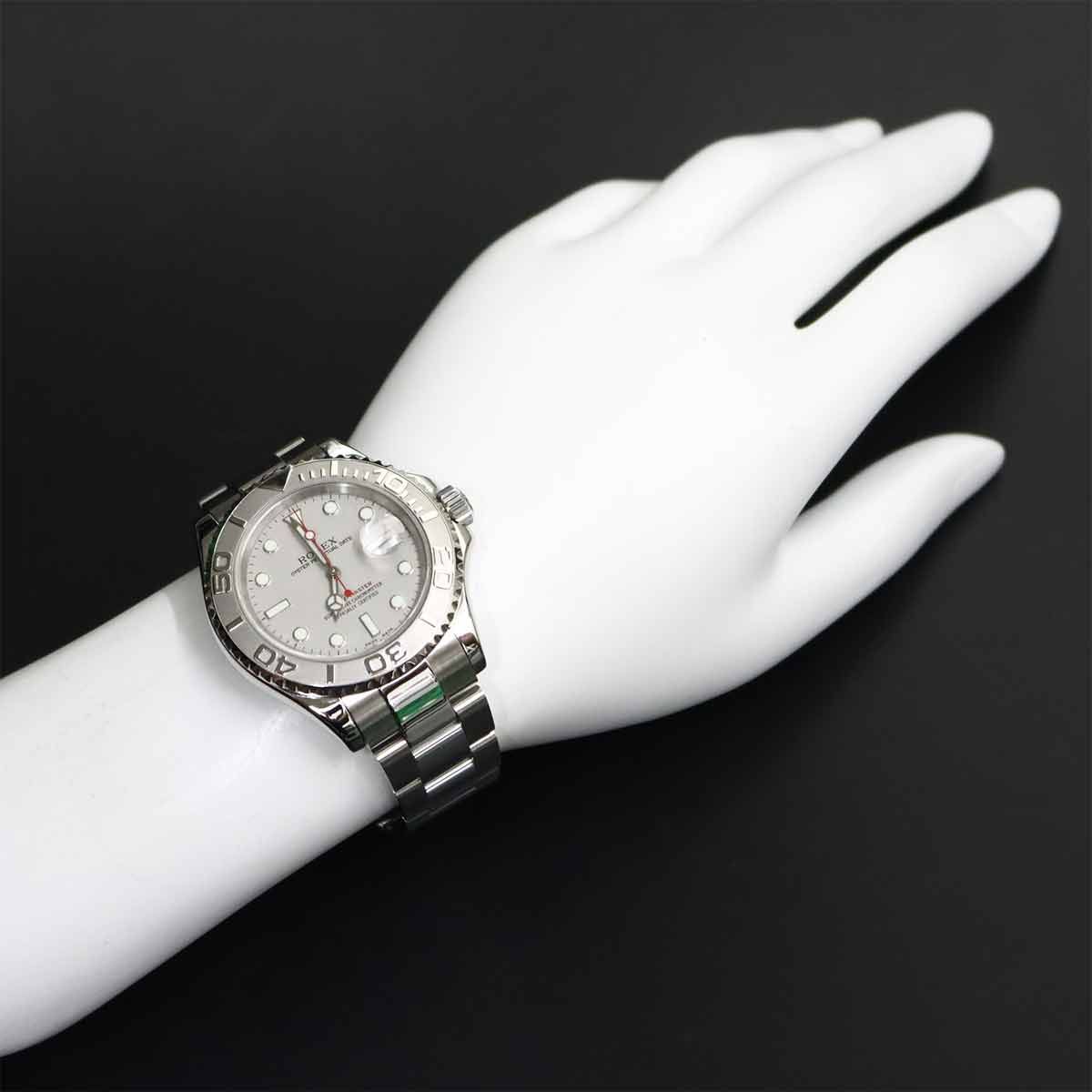 Rolex Yacht Master Rolesium Watch Date Platinum Automatic — view 3