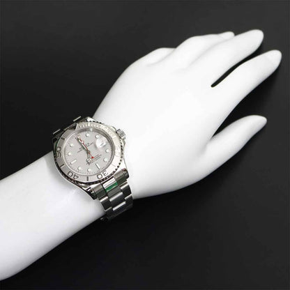 Rolex Yacht Master Rolesium Watch Date Platinum Automatic — view 3