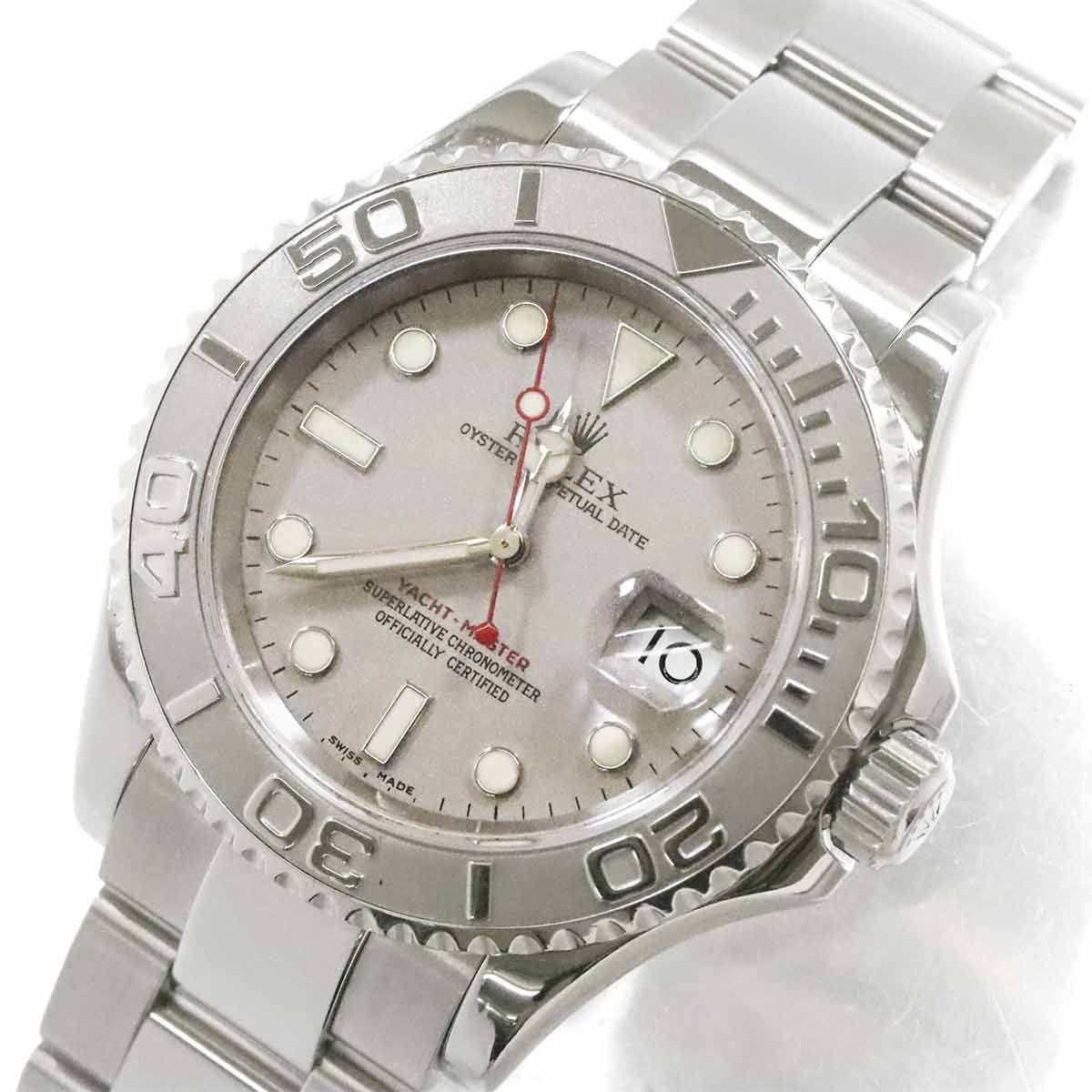 Rolex Yacht Master Rolesium Watch Date Platinum Automatic — view 7