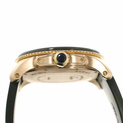 Cartier Calibre de Cartier Diver Watch Date 18k Pink Gold Automatic — view 6