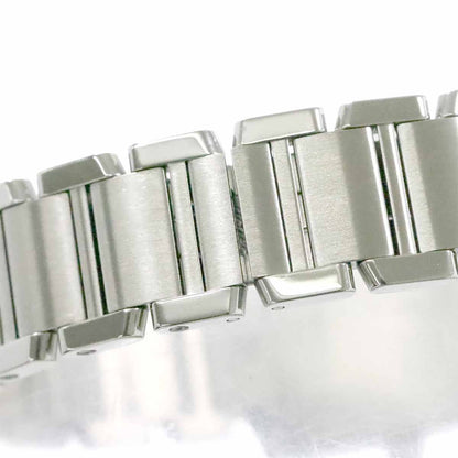 Cartier Tank Francaise SM Christmas Limited Watch Silver Pink Quartz — view 7