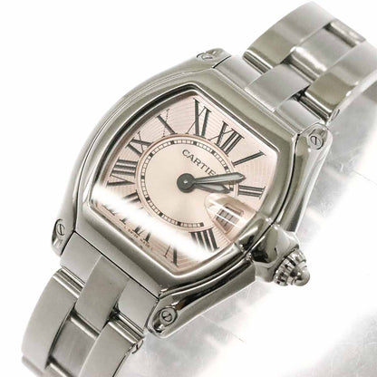 Cartier Roadster SM Watch Date Pink Quartz — view 7