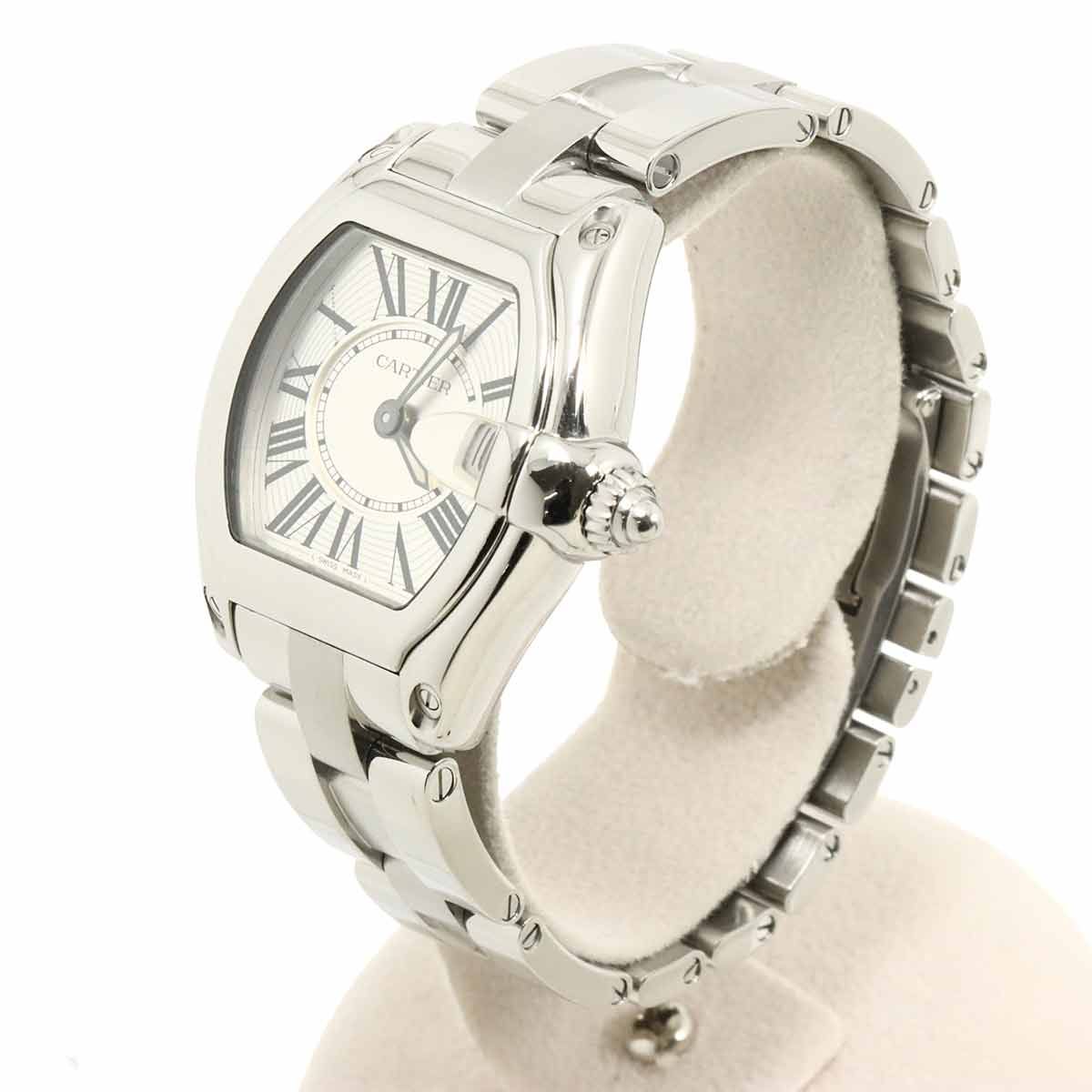 Cartier Roadster SM Watch Date Silver Quartz — view 2
