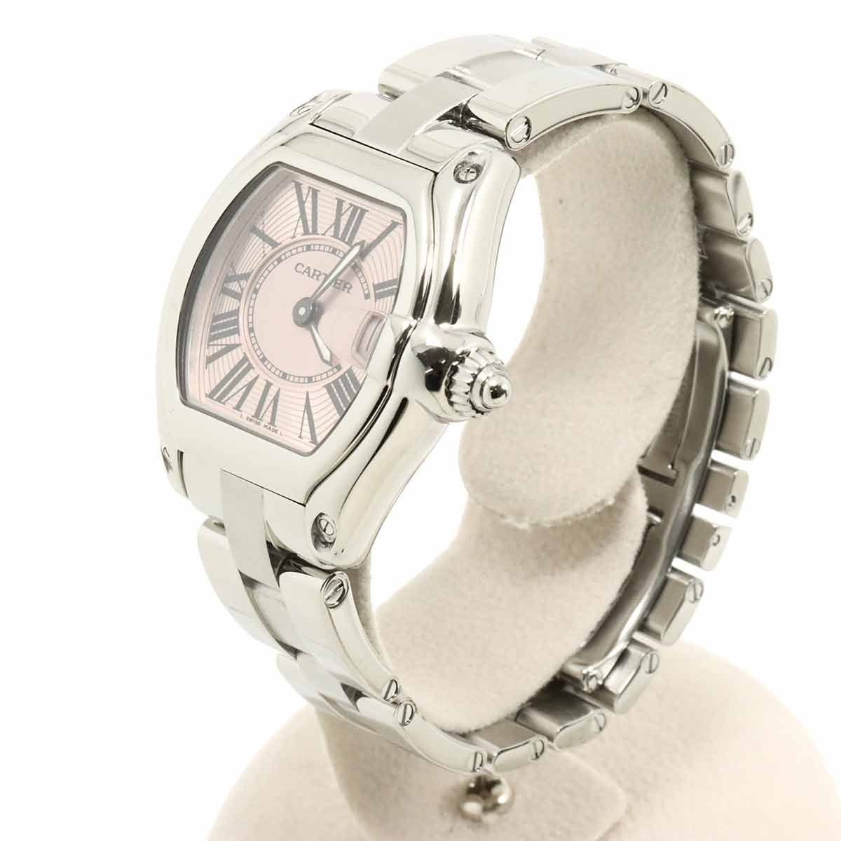 Cartier Roadster SM Watch Date Pink Quartz — view 2
