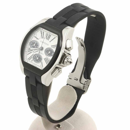 Cartier Roadster Chronograph Watch Silver Automatic Roadstar — view 2