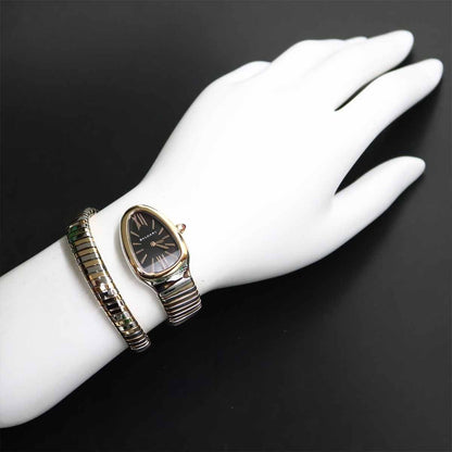 Bvlgari Serpenti Tubogas Watch Black 18k Pink Gold Quartz — view 4