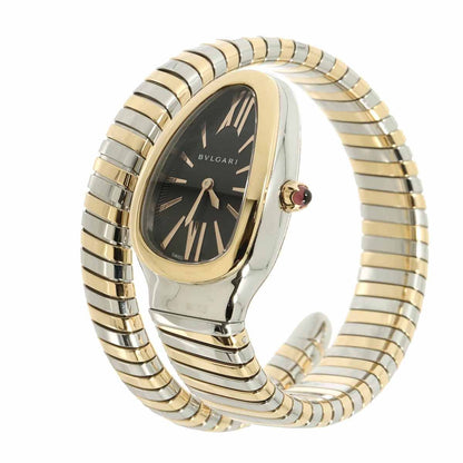 Bvlgari Serpenti Tubogas Watch Black 18k Pink Gold Quartz — view 3
