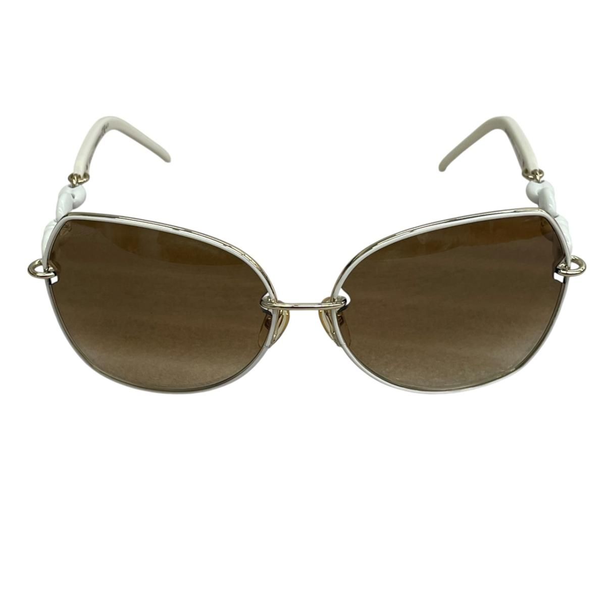 Gucci Sunglasses Eyewear White Gold — view 3