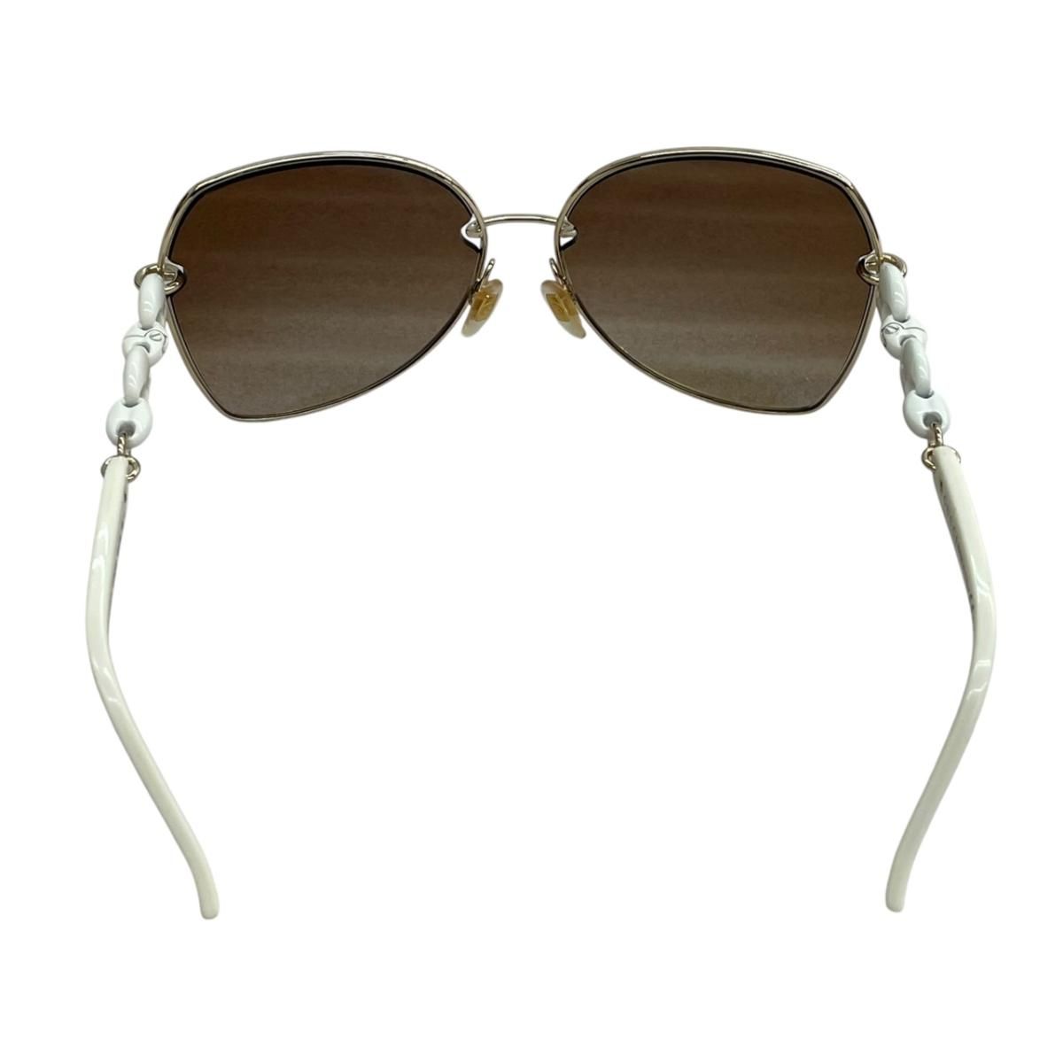 Gucci Sunglasses Eyewear White Gold — view 4