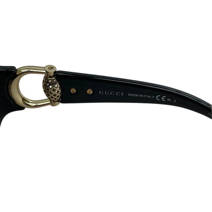 Gucci Sunglasses S Optyl Eyewear Black Gold — view 6