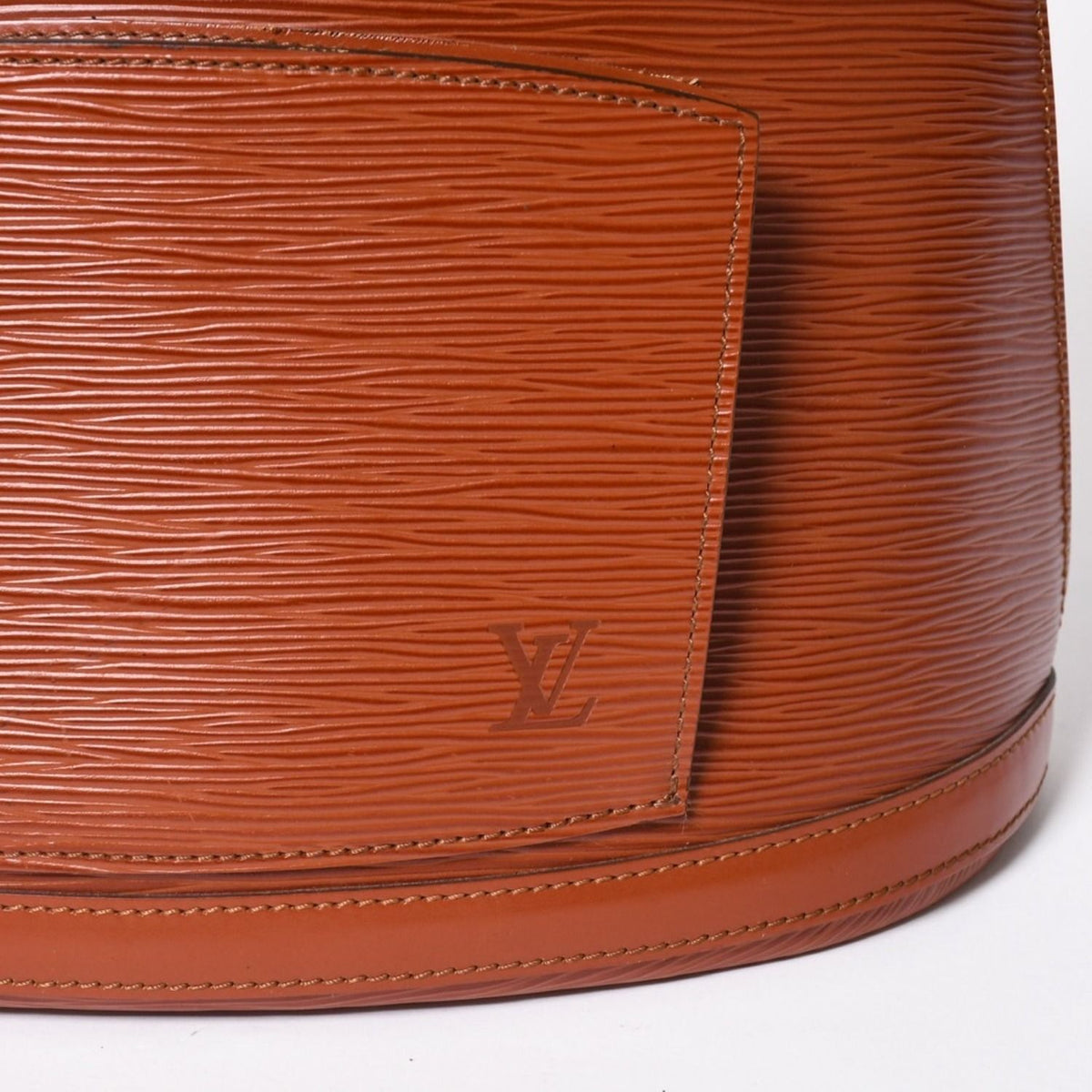 Louis Vuitton Backpack Epi Leather Kobran Kenya Brown Gold — view 5