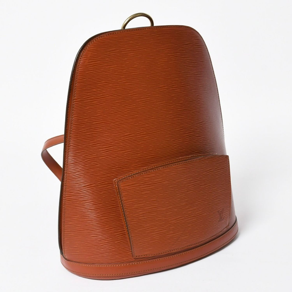Louis Vuitton Backpack Epi Leather Kobran Kenya Brown Gold — view 3
