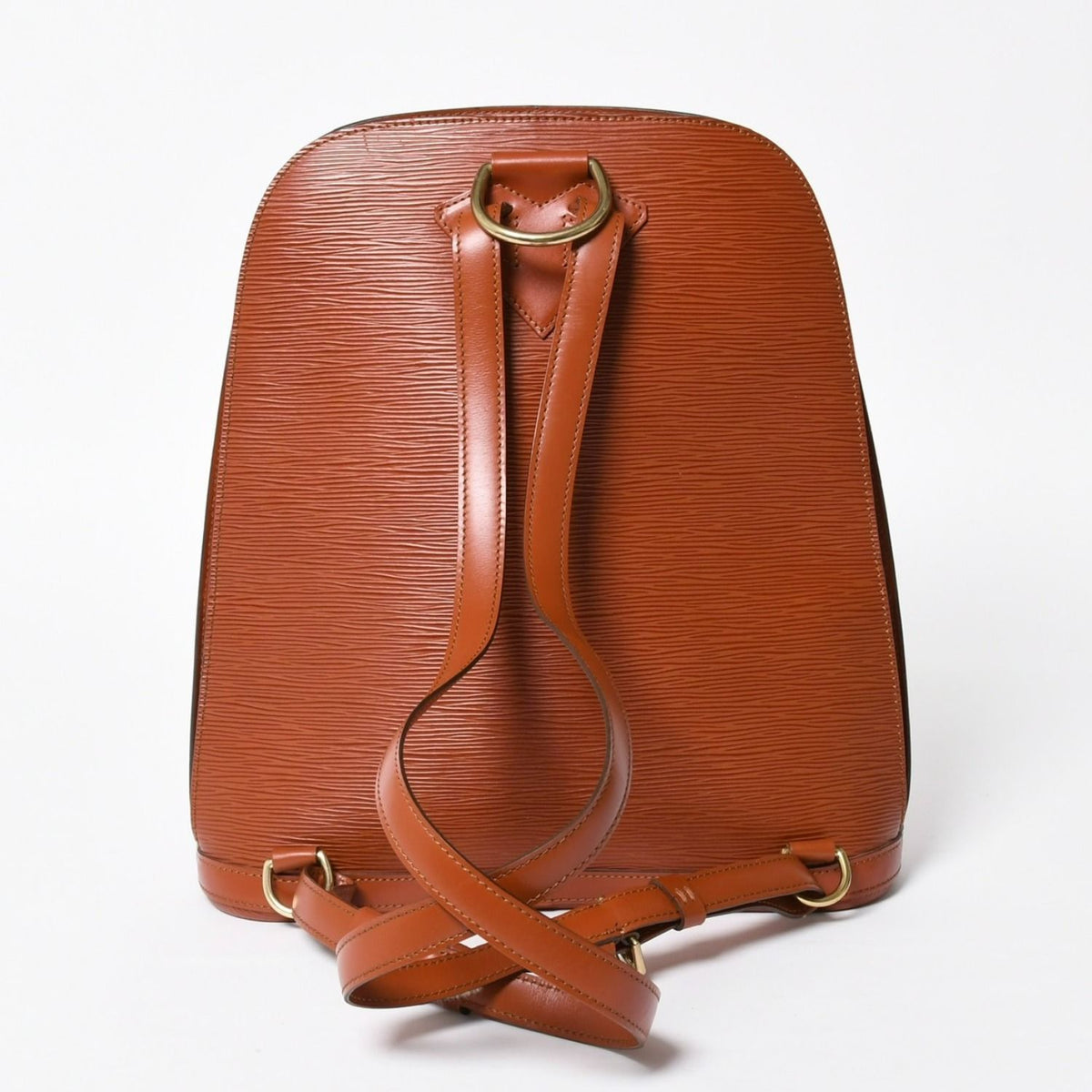 Louis Vuitton Backpack Epi Leather Kobran Kenya Brown Gold — view 2
