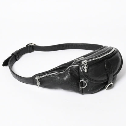 Chrome Hearts 1 Snat Pack Gunslinger Belt Waist Bag Black Silver — view 3