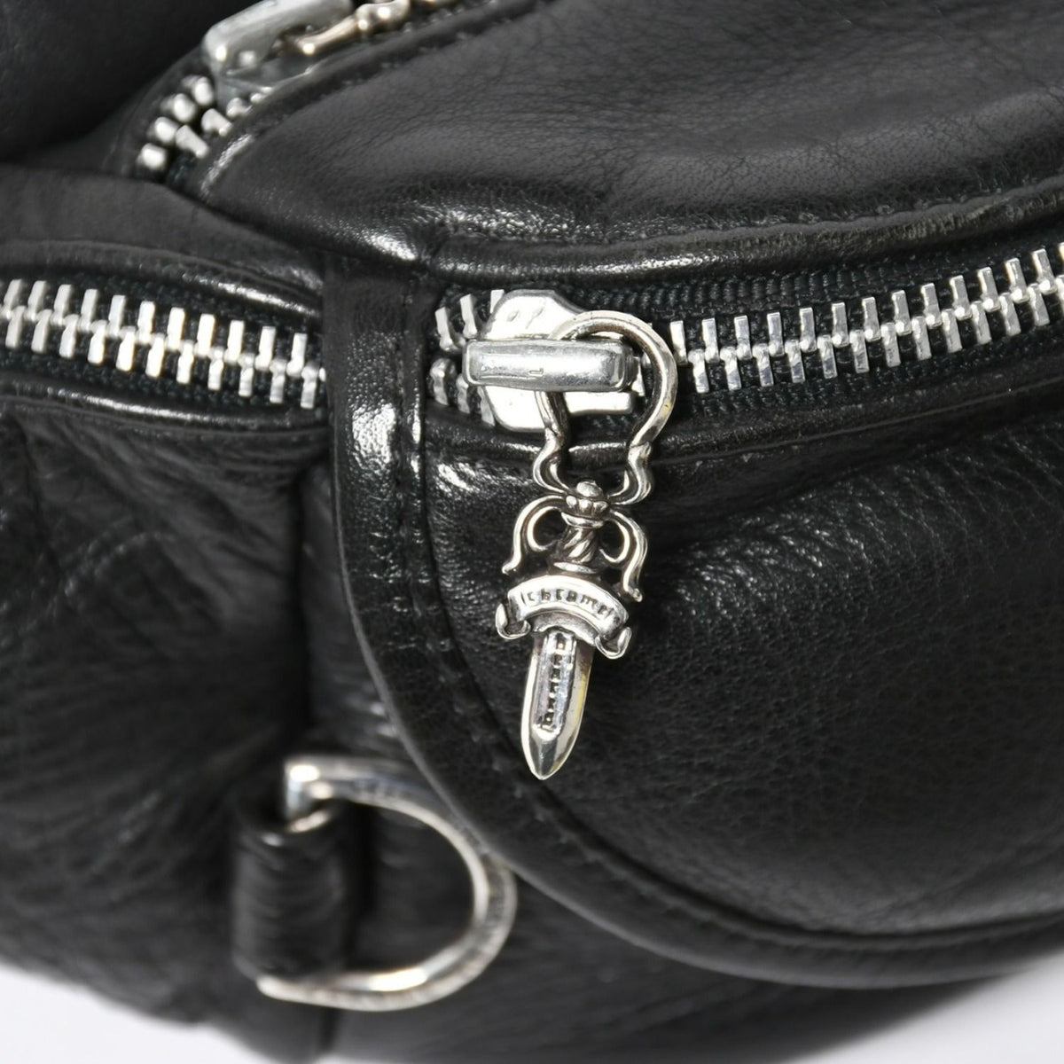 Chrome Hearts 1 Snat Pack Gunslinger Belt Waist Bag Black Silver — view 6