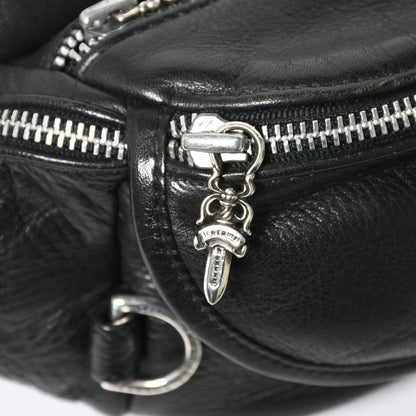 Chrome Hearts 1 Snat Pack Gunslinger Belt Waist Bag Black Silver — view 6