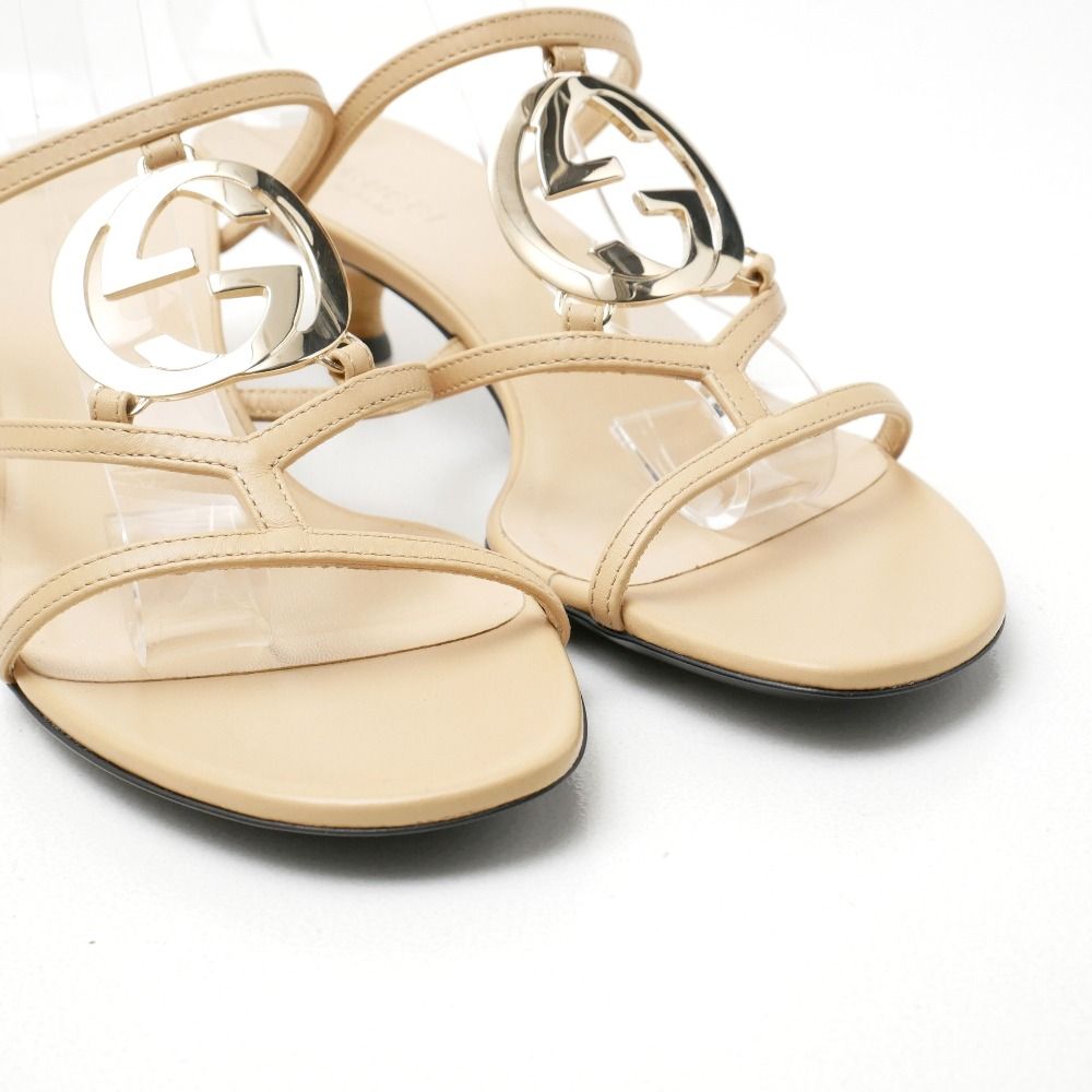 Gucci Sandals GG Logo Interlocking G Mules — view 4