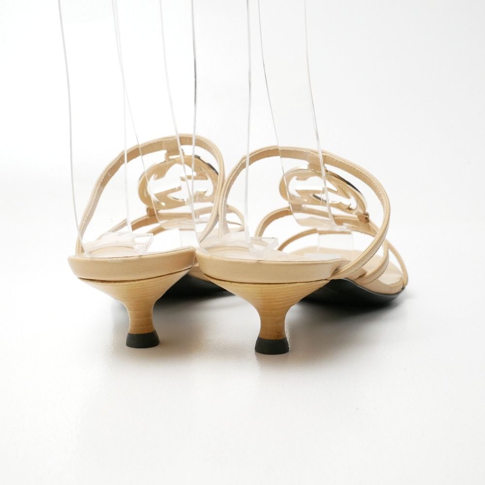 Gucci Sandals GG Logo Interlocking G Mules — view 3