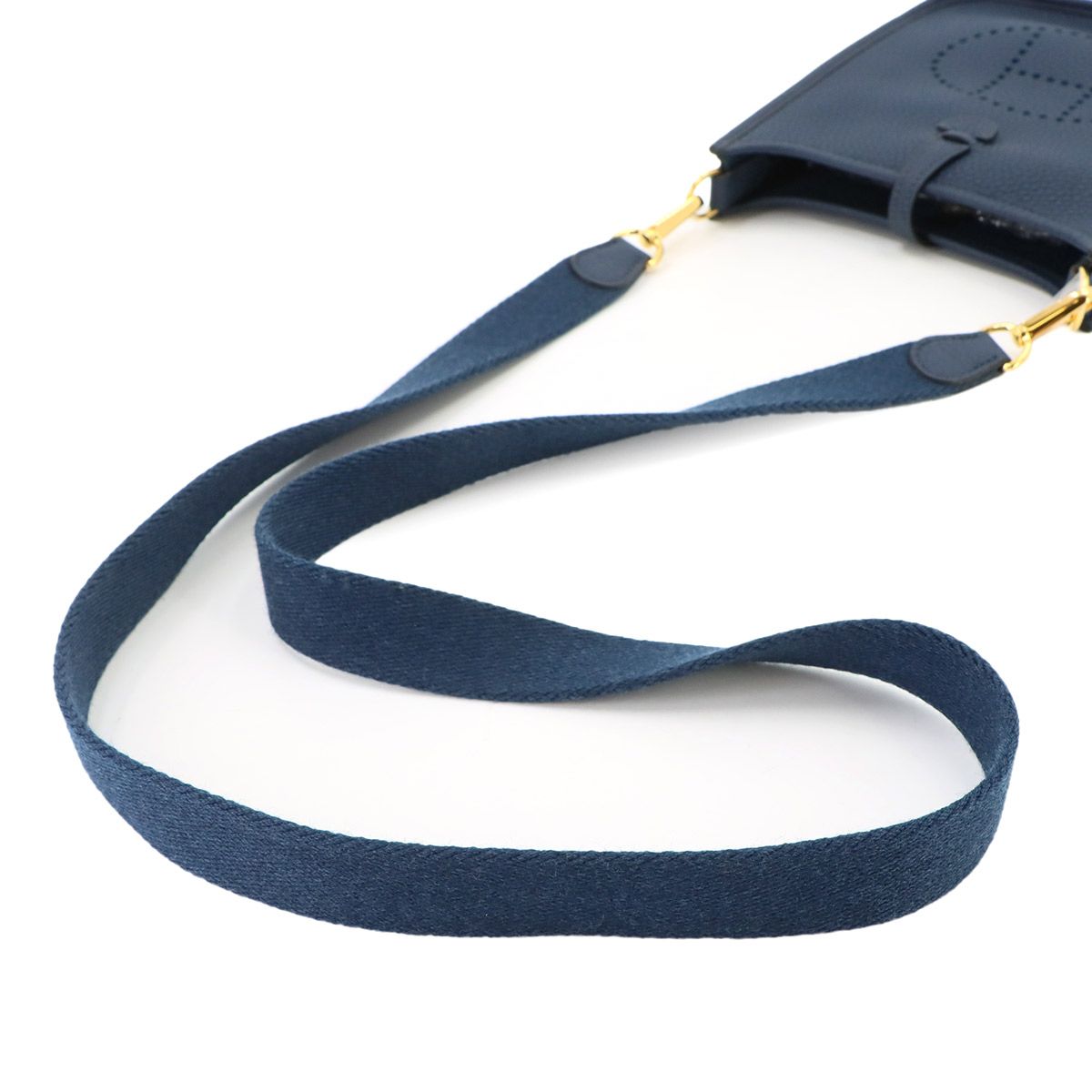Hermes Evelyne Amazon TPM Shoulder Bag Taurillon Clemence Bleu Nuit — view 5
