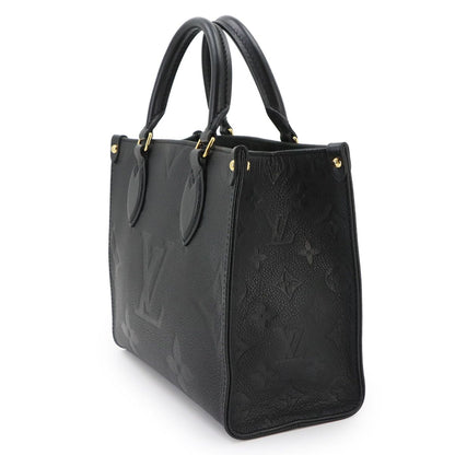 Louis Vuitton Monogram Empreinte On The Go PM 2-Way Tote Shoulder Bag Noir — view 4