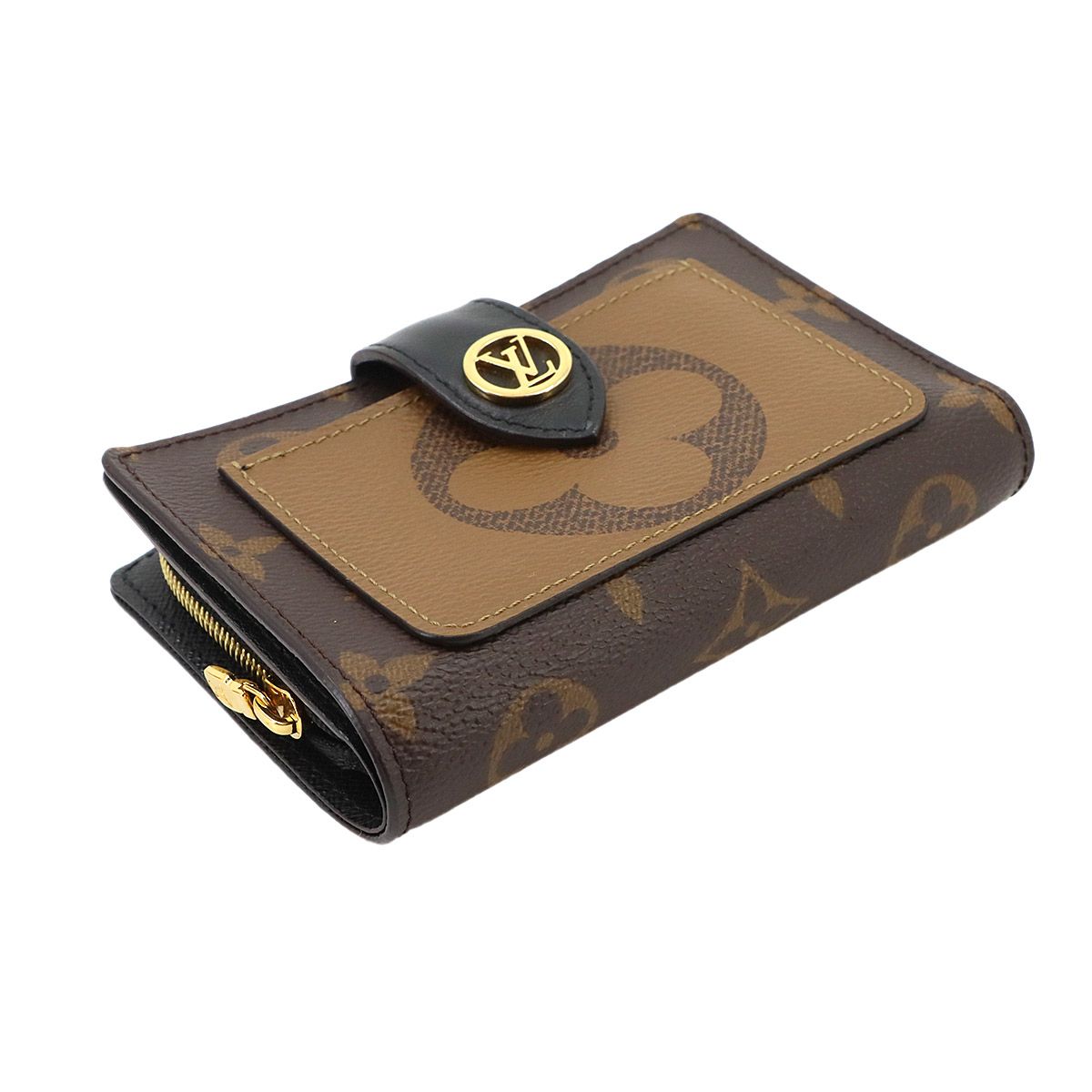 Louis Vuitton Monogram Giant Reverse Portefeuille Juliette Wallet Bifold — view 4