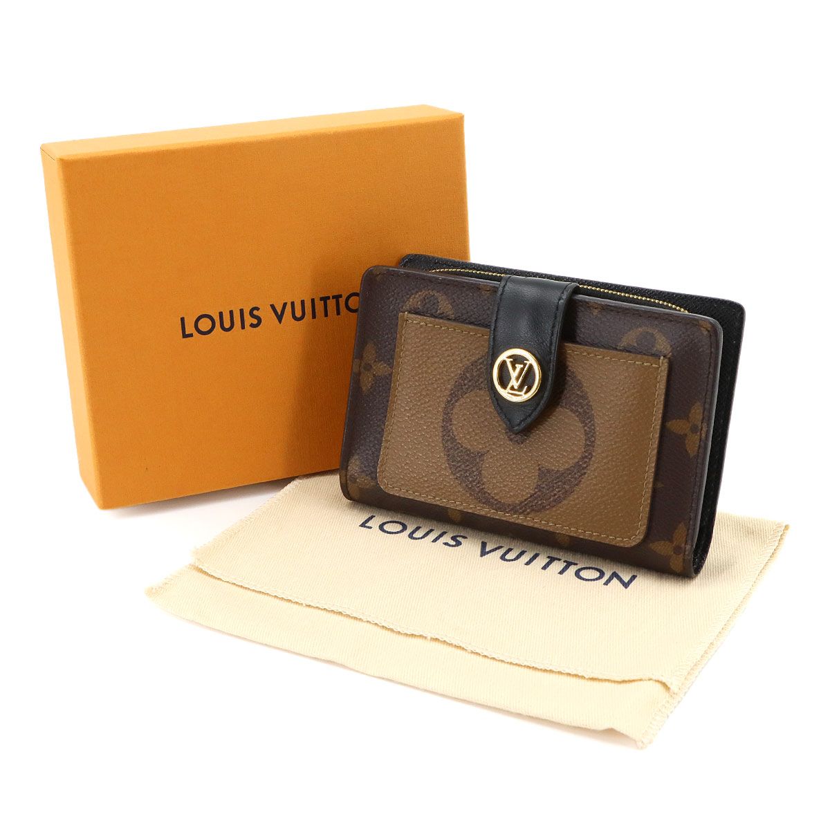 Louis Vuitton Monogram Giant Reverse Portefeuille Juliette Wallet Bifold — view 2