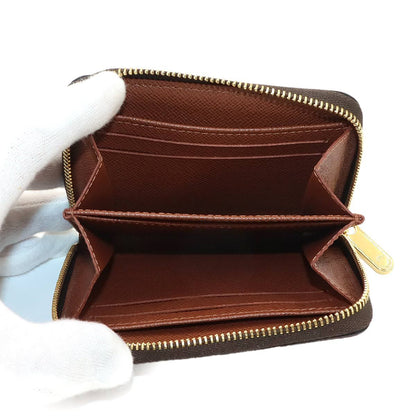Louis Vuitton Monogram Zippy Coin Purse Brown — view 6