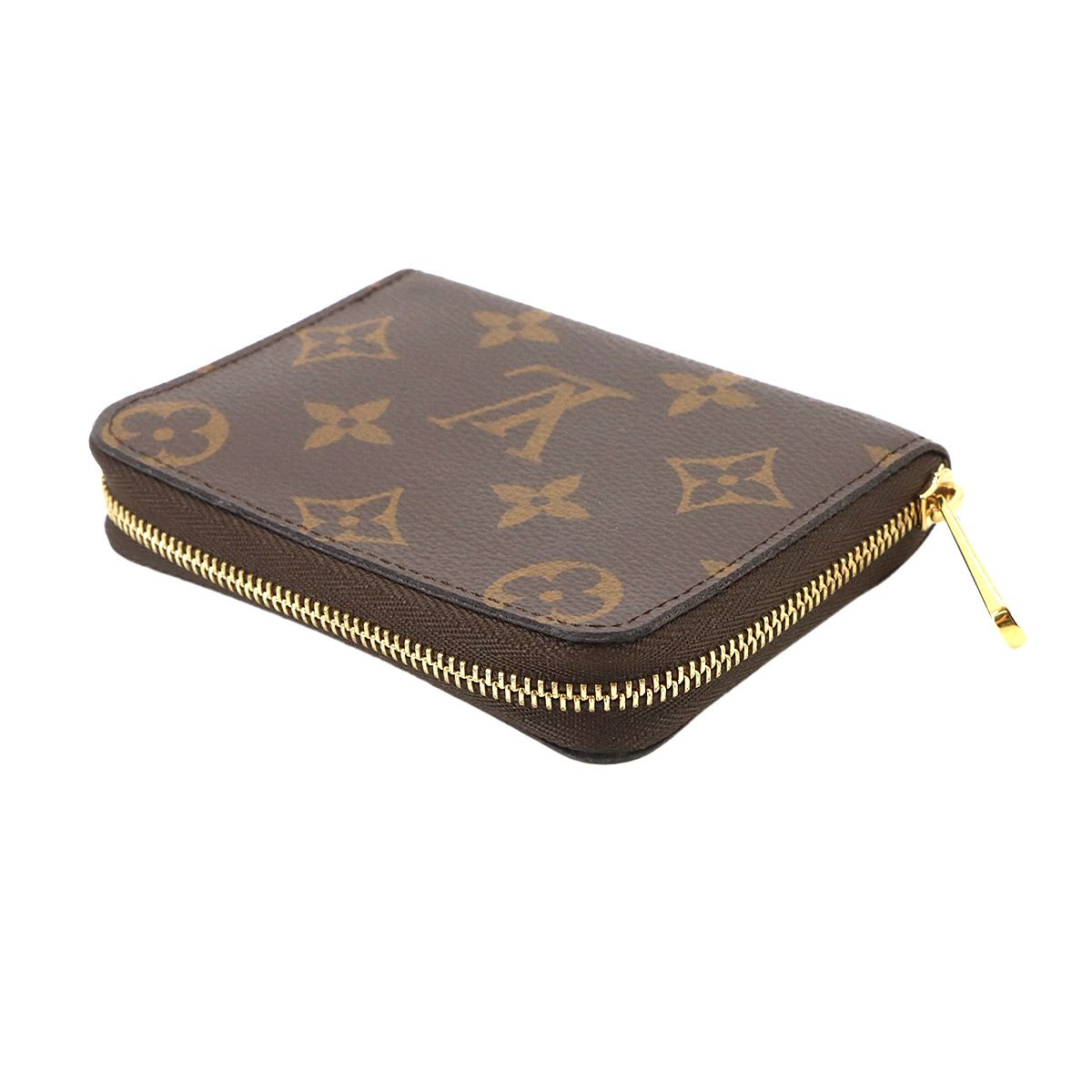 Louis Vuitton Monogram Zippy Coin Purse Brown — view 5