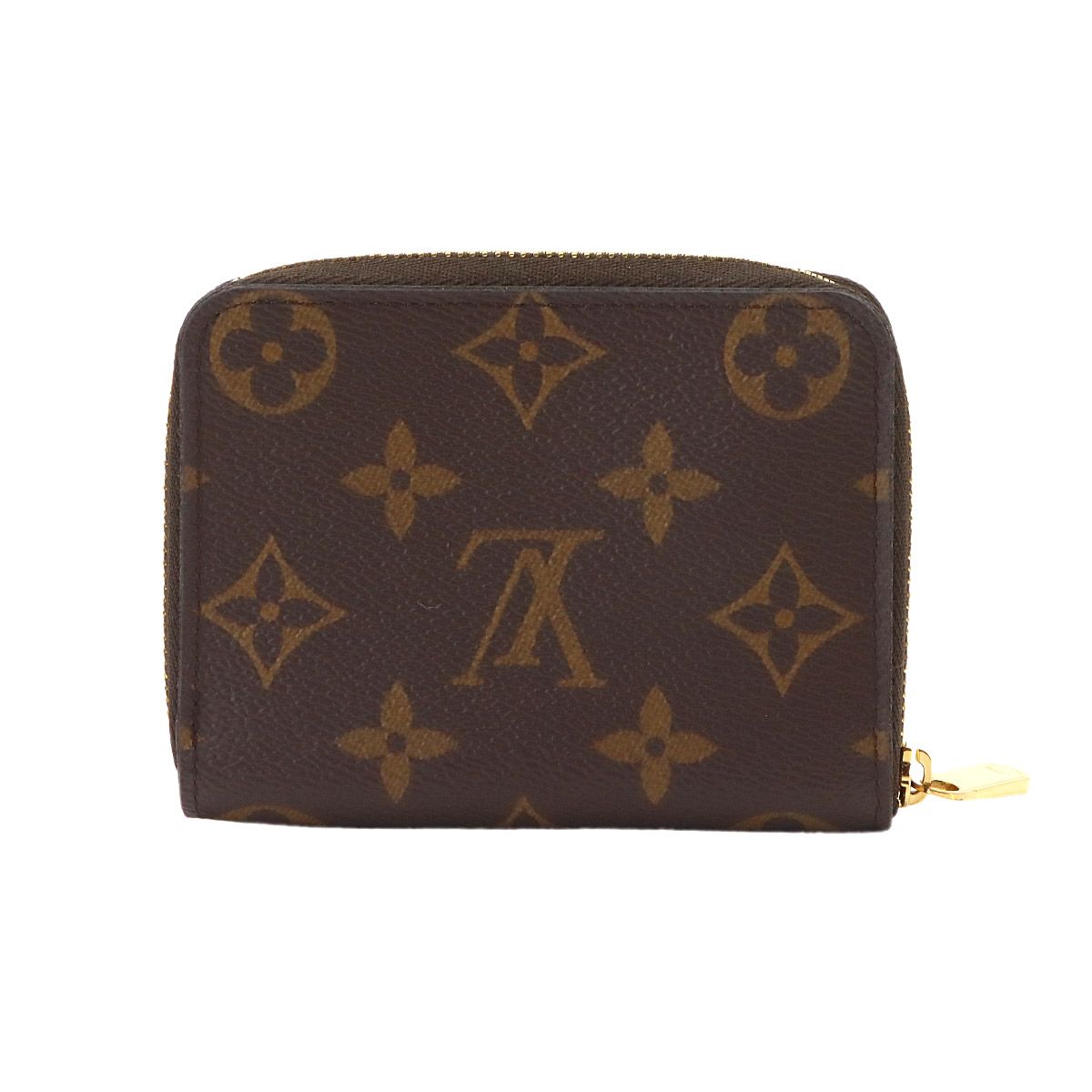 Louis Vuitton Monogram Zippy Coin Purse Brown — view 3