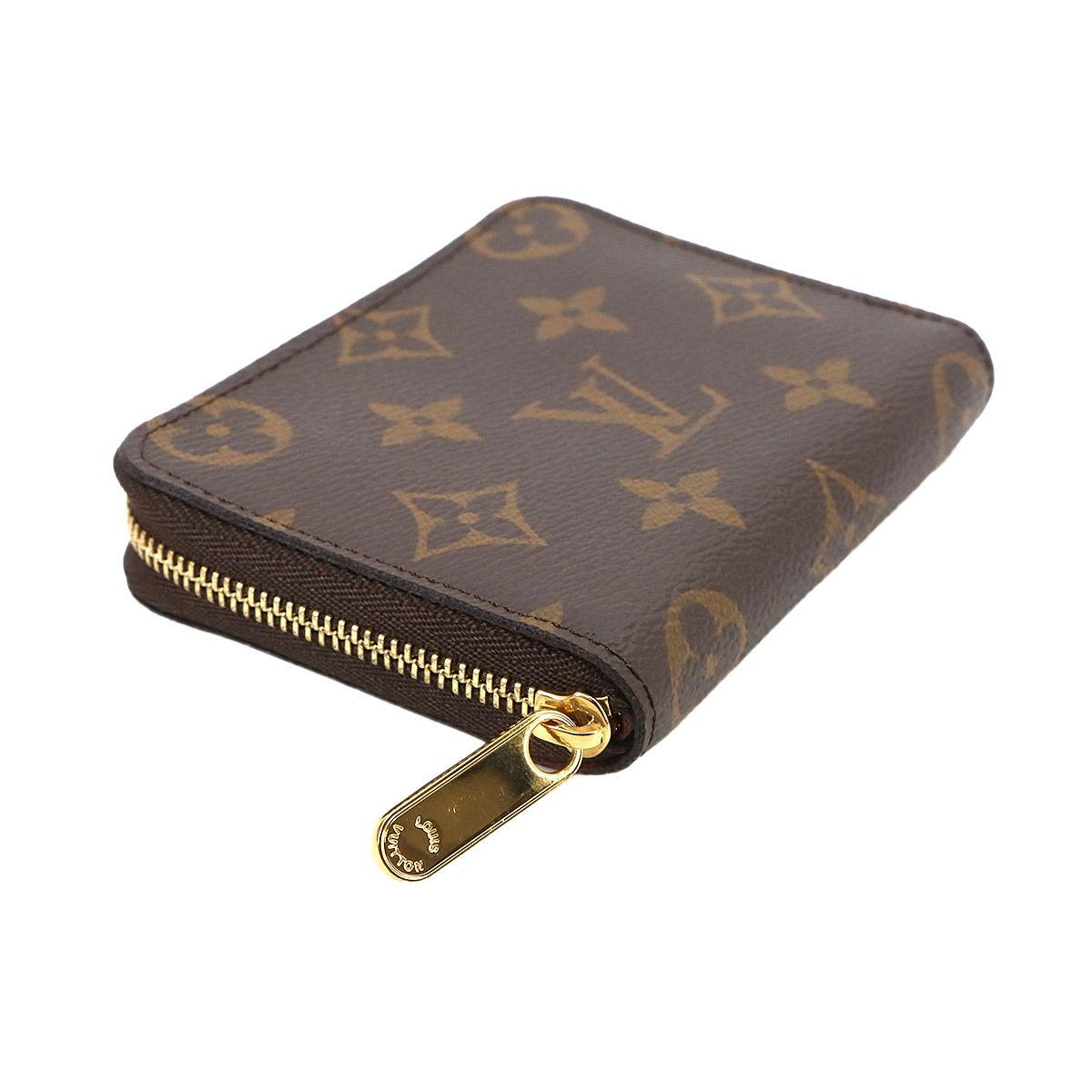 Louis Vuitton Monogram Zippy Coin Purse Brown — view 4