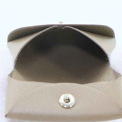 Hermes Bastia Coin Purse Epsom Etoupe Silver — view 7